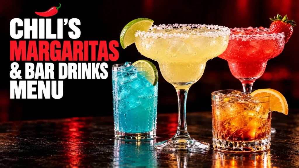 Chili’s Margaritas & Bar Drinks Menu