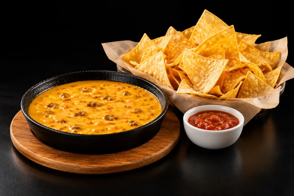 Skillet Beef Queso